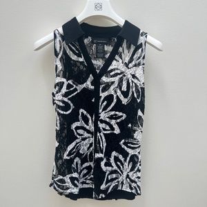 INC | Floral Blouse w/Cami Tank